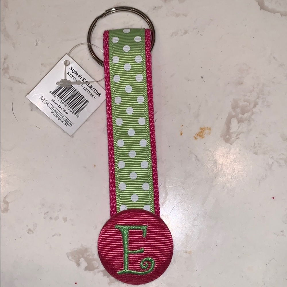 MSC Letter “E” keychain